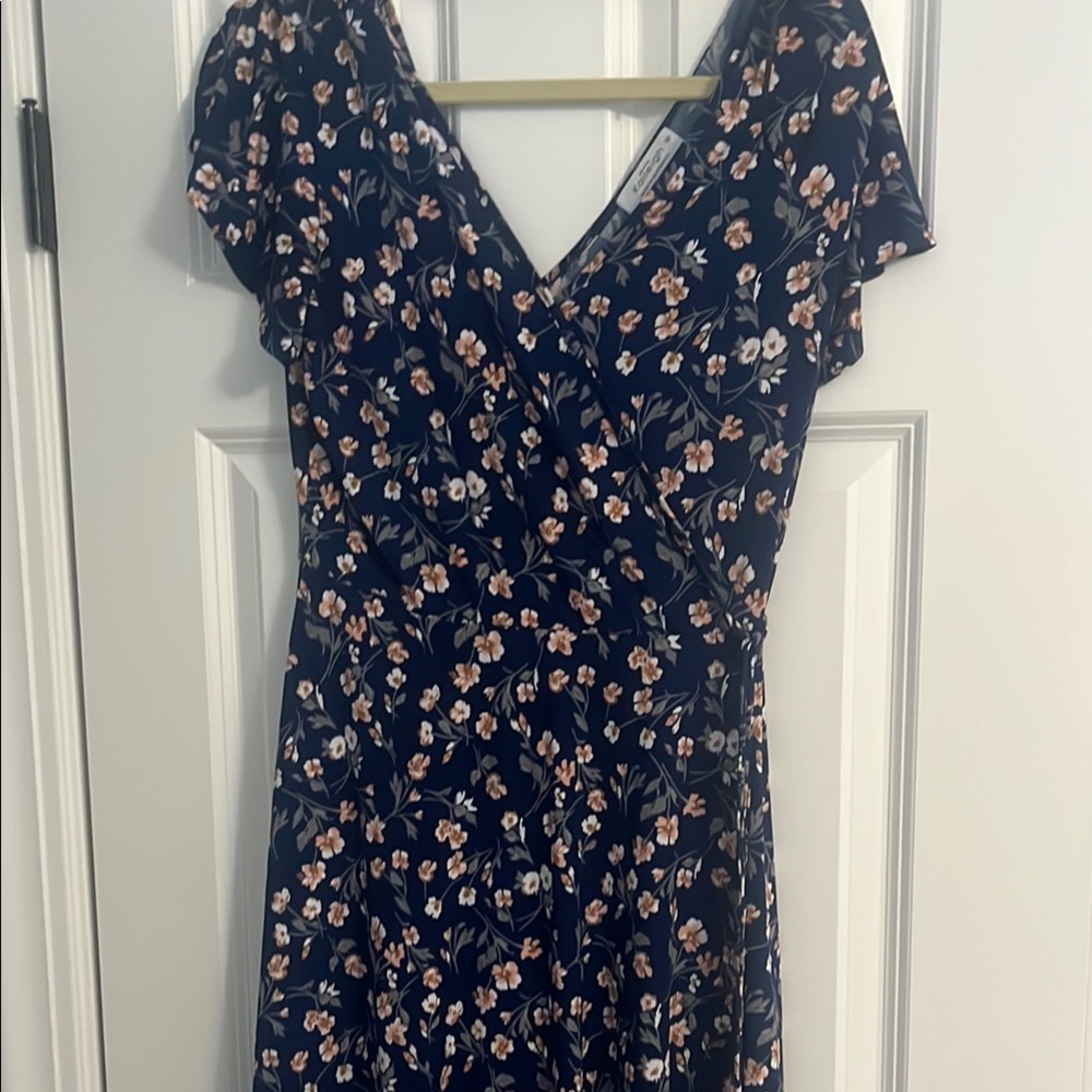 Floral Navy Dress